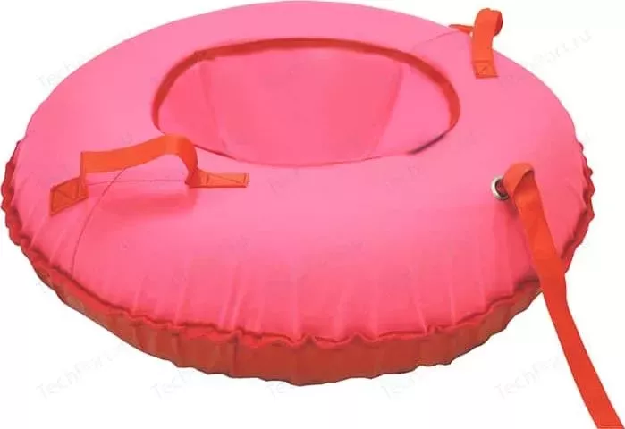 Ватрушка надувная Пазитифчик Тюбинг дизайнерский розовый 80 см пр20