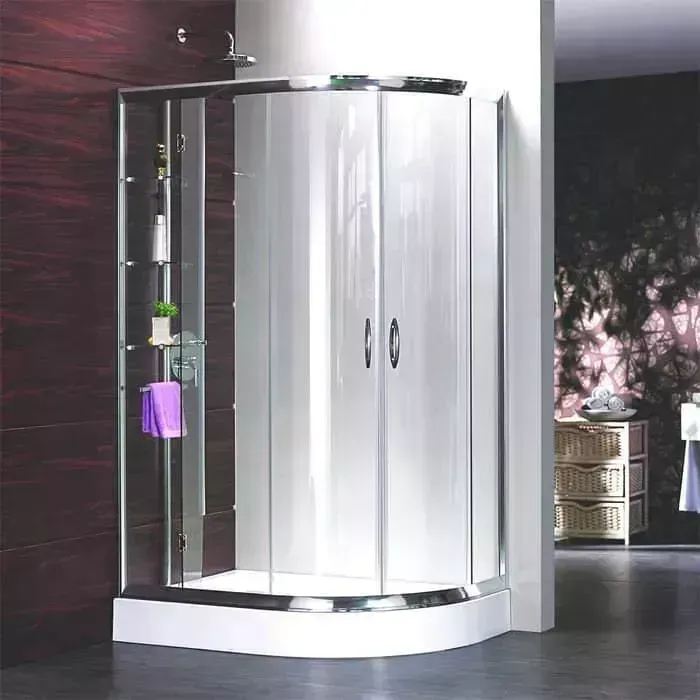 Душевой уголок GROSSMAN Classic 120х80 с поддоном, прозрачный, хром, левый (GR-9120L)