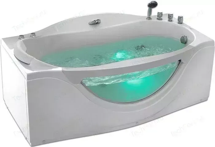 Акриловая ванна GEMY 171x92 с гидромассажем (G9072 B R)