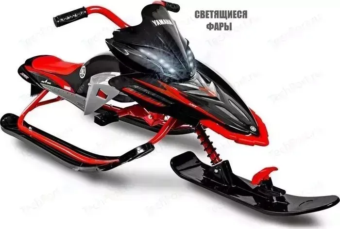 Снегокат YAMAHA YMC13001LX APEX SNOW BIKE with со светящимися фарами красный