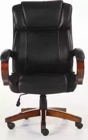 Кресло офисное Brabix Magnum EX-701 дерево/рециклированная кожа, черное 531827