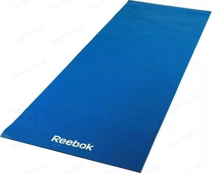 Тренировочный коврик Reebok RAYG-11022BL (мат) для йоги синий 4мм