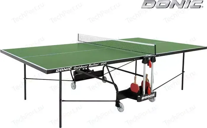 Теннисный стол DONIC OUTDOOR ROLLER 400 GREEN