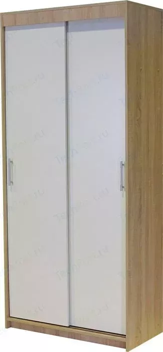 Шкаф-купе Шарм-Дизайн Уют 90x45x200 дуб сонома + белый