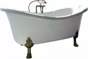 Ванна из литого мрамора Фэма Стиль Габриэлла 189х87 см лапы RAL (80 цветов)