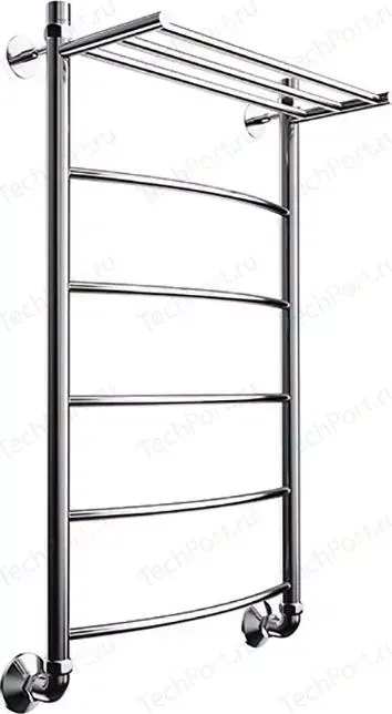 Полотенцесушитель водяной ZOX Дуга ЛЦ 50x80 с полкой (4607145242751)