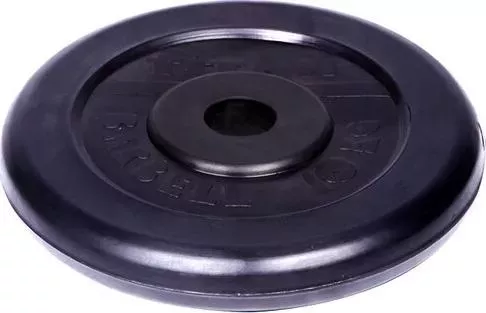 Диск обрезиненный Titan 26 мм 10 кг черный