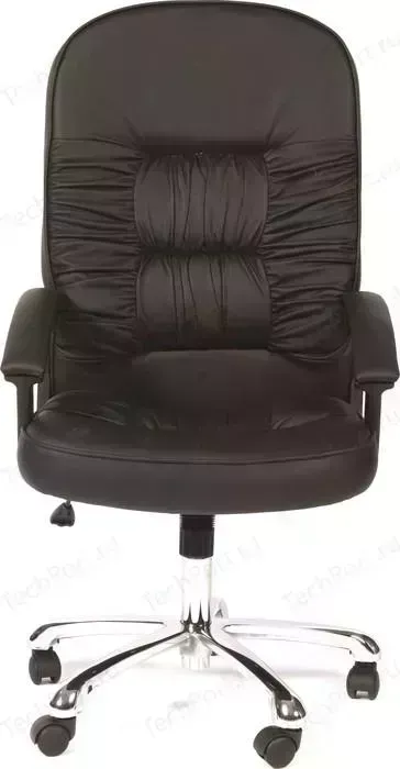 Кресло офисное CHAIRMAN 418 черная кожа