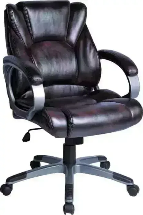 Кресло офисное Brabix Eldorado EX-504 экокожа, коричневое, 530875