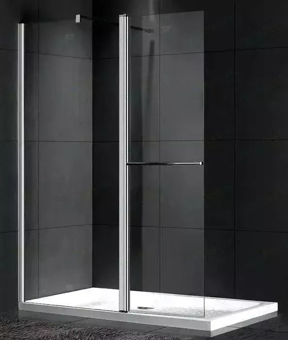 Душевой уголок GEMY New Rockcoco 150x90 профиль хром, стекло прозрачное (S03161D)