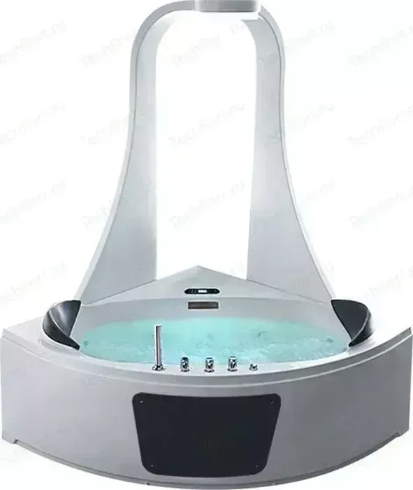 Акриловая ванна GEMY 151x151 с гидромассажем (G9069 K)