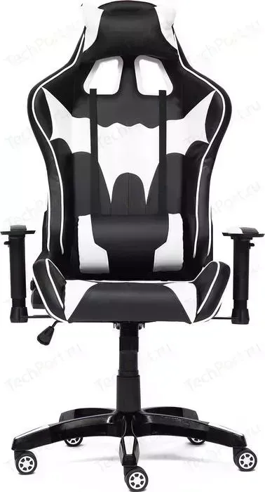 Кресло офисное TetChair iBat кож/зам, черный/белый