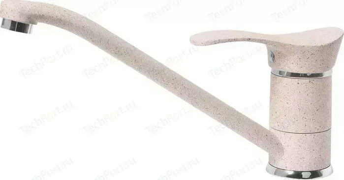 Смеситель для кухни AquaGranitEx светло-розовый (C-1040 (311))