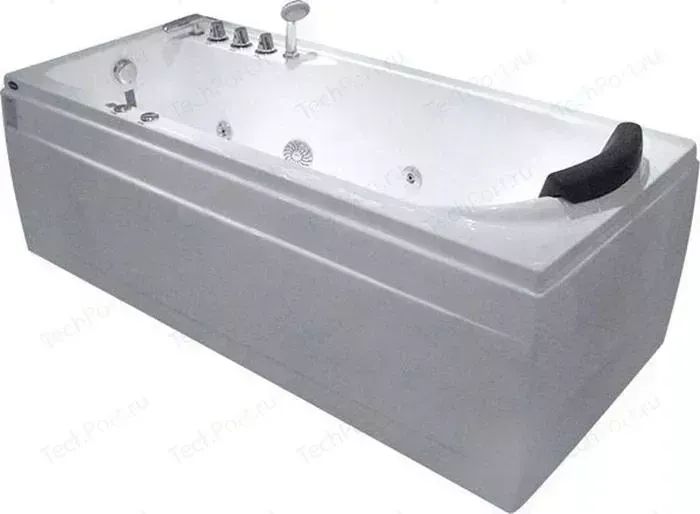 Акриловая ванна GEMY 172x77 с гидромассажем (G9006-1.7 B L)