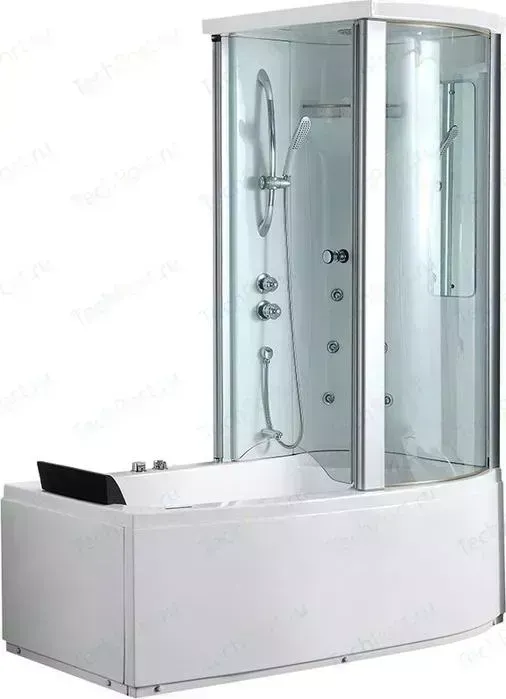 Акриловая ванна GEMY 170x85 с гидромассажем (G8040 B R)