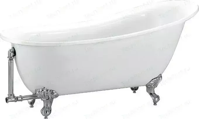 Акриловая ванна BELBANGO 155x76 без ножек (BB06-1550)
