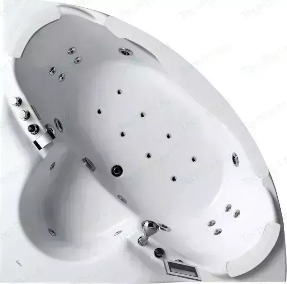 Акриловая ванна GEMY 155x155 с гидромассажем (G9025 II K)