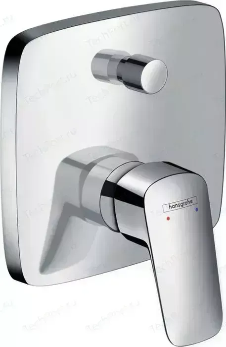 Смеситель для ванны Hansgrohe Logis с механизмом, хром (71407000, 01800180)