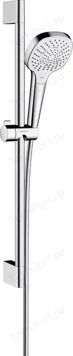 Душевой гарнитур Hansgrohe Croma Select E EcoSmart Multi 65 см, белый/хром (26581400)