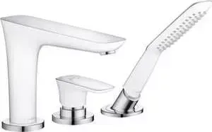 Смеситель для ванны Hansgrohe Puravida на 3 отверстия (15432000)