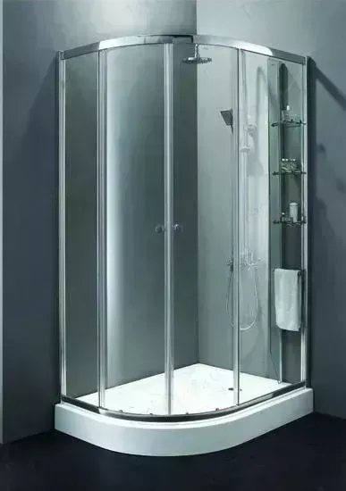 Душевой уголок CEZARES ANIMA-W-RH-2-120/100-C-Cr-R правый, с поддоном, профиль хром, стекло прозрачное