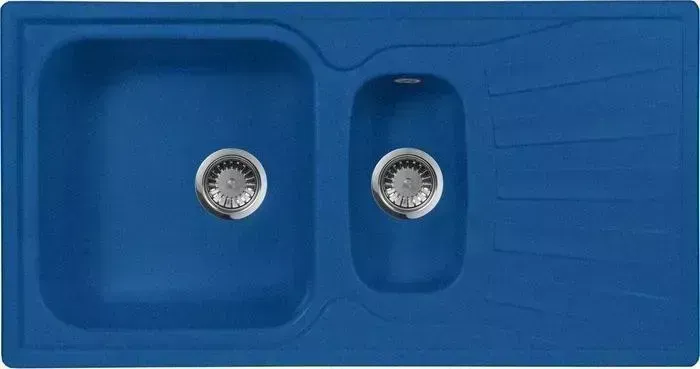 Мойка кухонная AquaGranitEx M-09K 940х495 синий (M-09K (323))