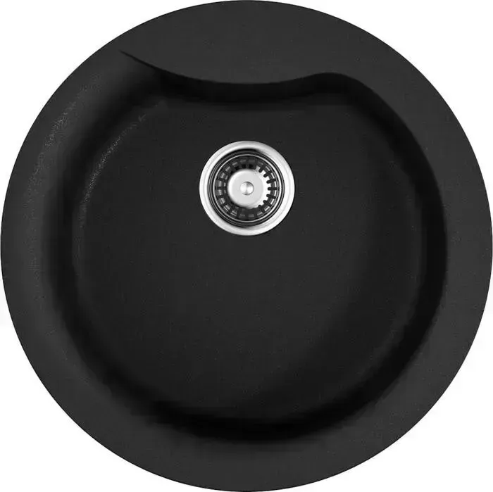Мойка кухонная OMOIKIRI Yasugata 48R-BL, 485х485, черный (4993130)