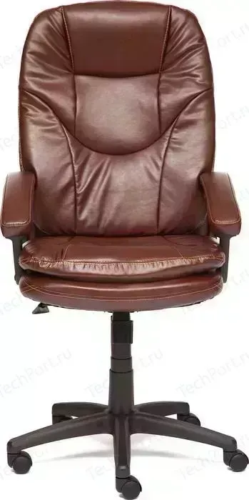 Кресло офисное TetChair COMFORT LT кож/зам коричневый, 2 tone