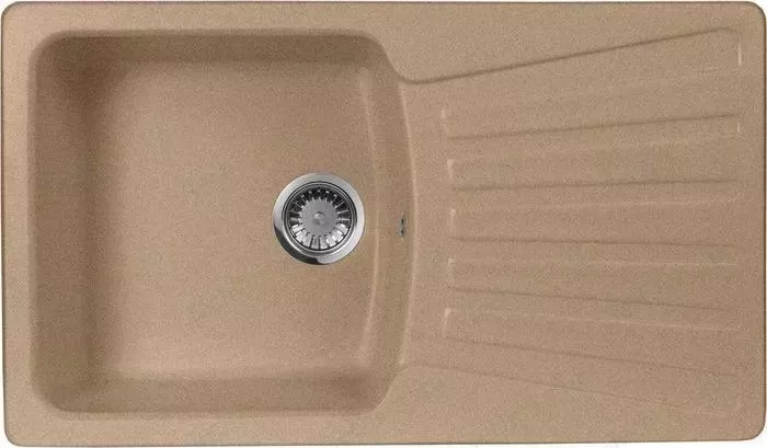 Мойка кухонная AquaGranitEx M-12 850х495 песочный (M-12 302)