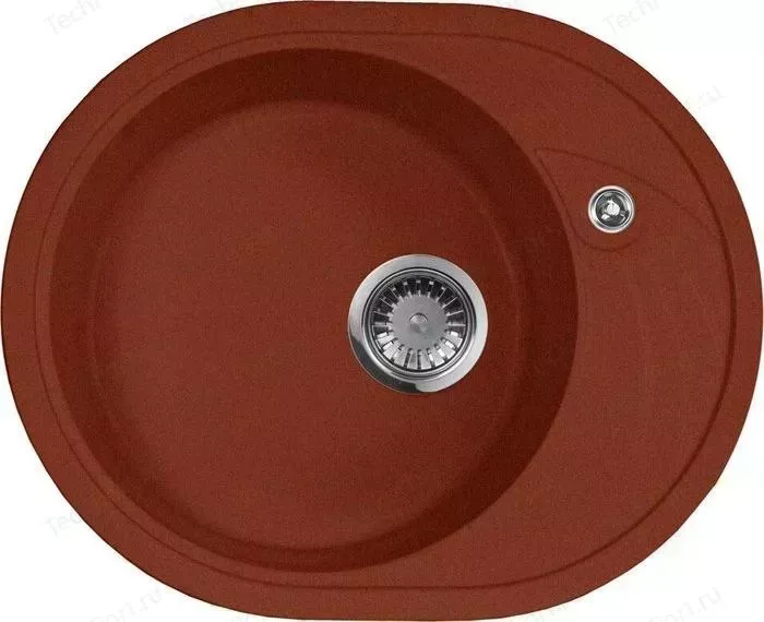 Мойка кухонная AquaGranitEx M-18L 575х465 красный марс (M-18L (334))
