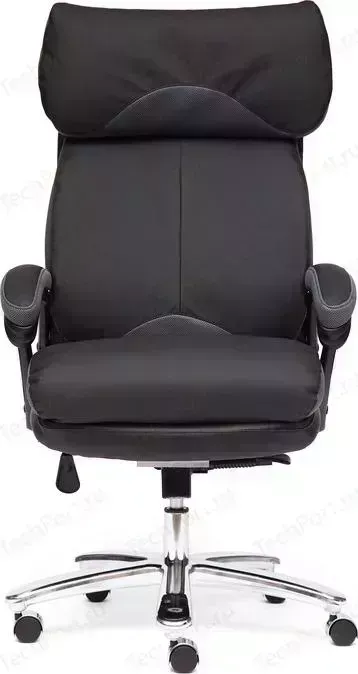 Кресло офисное TetChair GRAND кожа натуральная/кож/зам черный