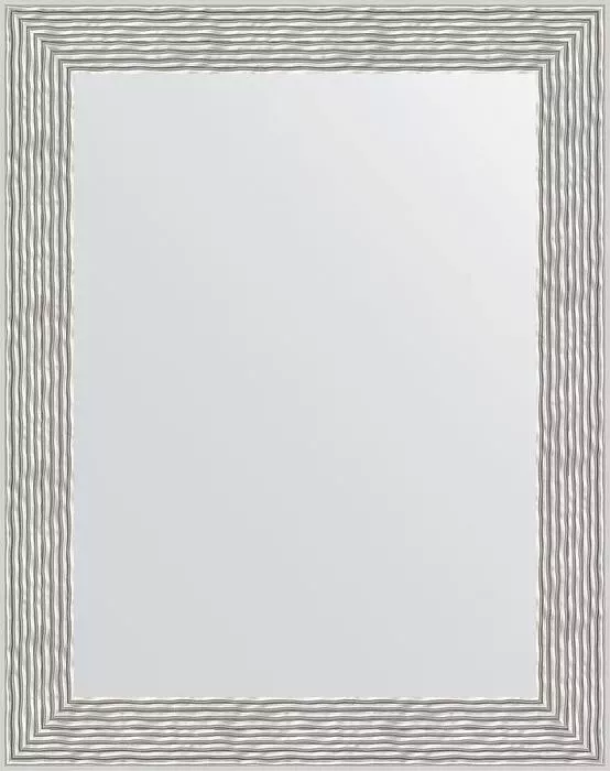 Зеркало Evoform в багетной раме Definite 38x48 см, волна алюминий 46 мм (BY 3006)