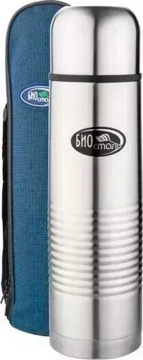 Термос BIOSTAL 0.75 л с узким горлом и кнопкой (в чехле) NB-750B