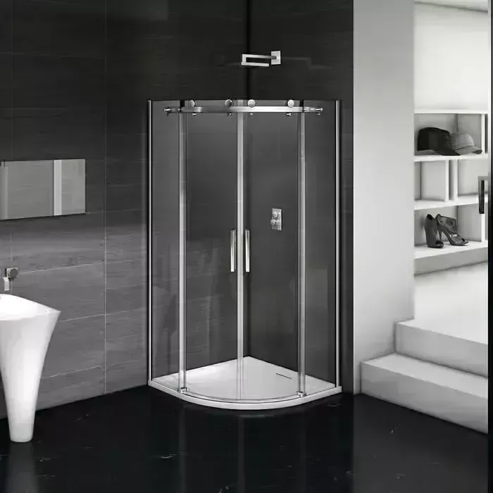 Душевой уголок Good Door Galaxy R-TD-100-C-CH профиль хром, стекло прозрачное (ГЛ00009)