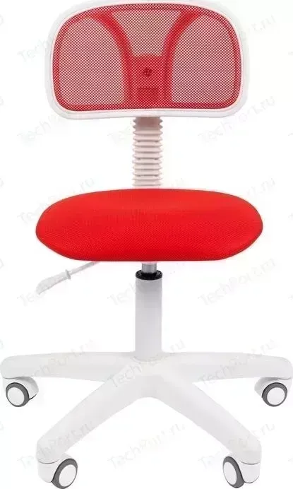 Кресло офисное CHAIRMAN 250 белый пластик TW-19/TW-69 красный
