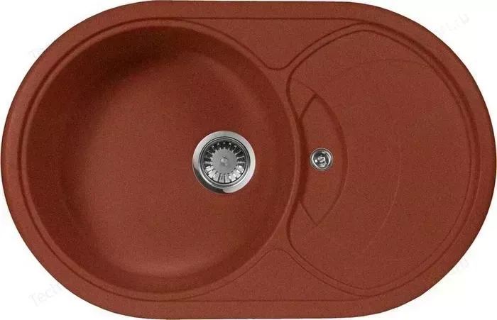 Мойка кухонная AquaGranitEx M-18S 780х500 красный марс (M-18S (334))