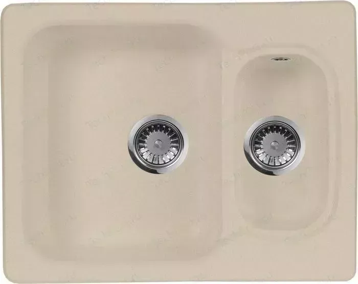 Мойка кухонная AquaGranitEx M-09 610х495 бежевый (M-09 328)