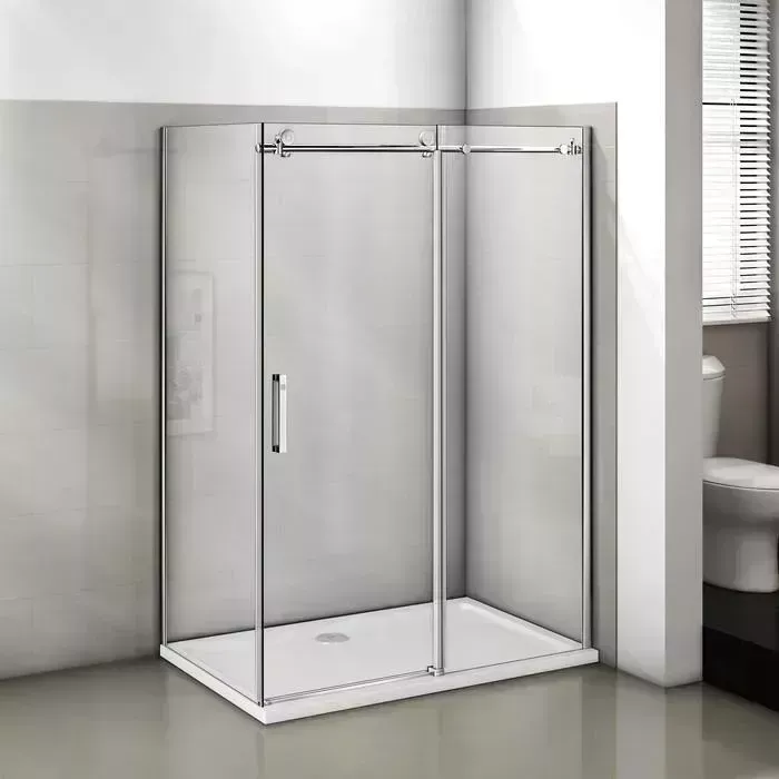 Душевой уголок Good Door Puerta WTW+SP-120-80-C-CH профиль хром, стекло прозрачное (ПУ00005, ПУ00009)