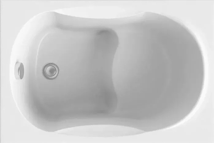 Акриловая ванна BAS Рио 105х70 см с каркасом, фронтальная (В 00046, Э 00046)