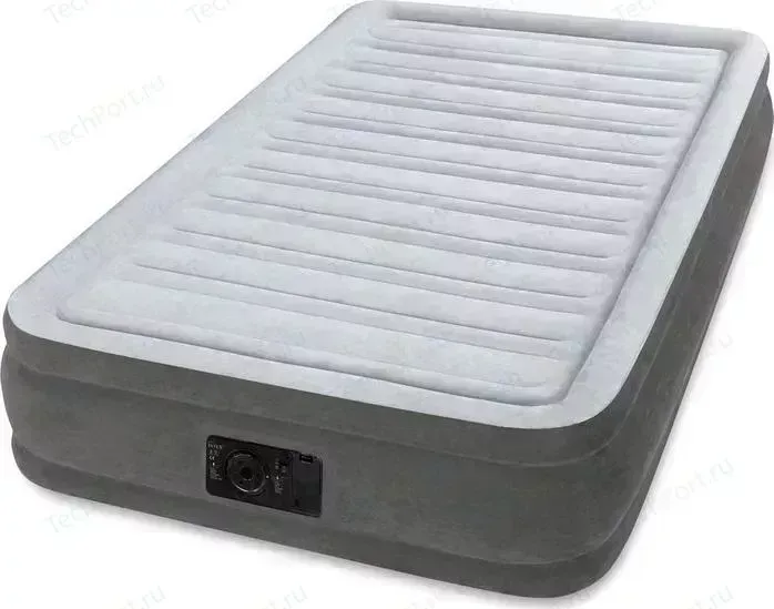 Надувная кровать INTEX 67766 Comfort-Plush 99х191х33см (встроенный насос 220V)