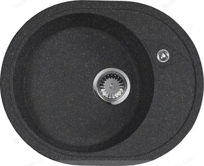 Мойка кухонная AquaGranitEx M-18L 575х465 черный (M-18L 308)