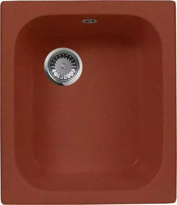 Мойка кухонная AquaGranitEx M-17 430х500 красный марс (M-17 (334))