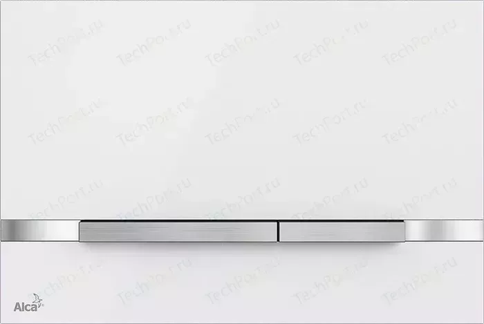 Кнопка смыва AlcaPlast Stripe белая (Stripe WHITE)