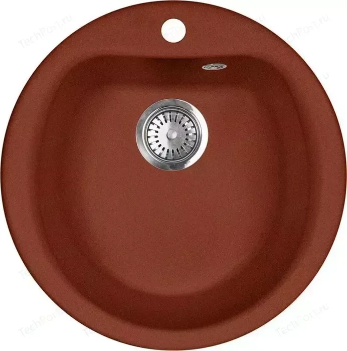 Мойка кухонная AquaGranitEx M-07 505х505 красный марс (M-07 (334))