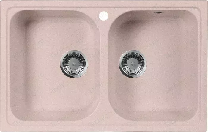 Мойка кухонная AquaGranitEx M-15 785х495 розовый (M-15 (315))