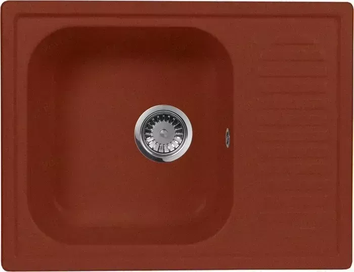 Мойка кухонная AquaGranitEx M-13 645х495 красный марс (M-13 (334))