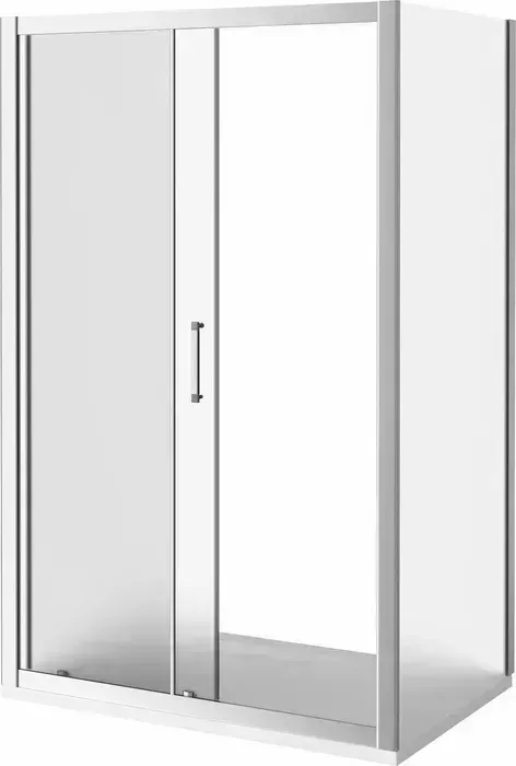 Душевой уголок Good Door Latte WTW+SP-120-90-G-WE профиль белый, стекло матовое (ЛА00023, ЛА00026)
