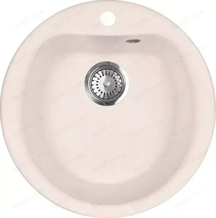 Мойка кухонная AquaGranitEx M-07 505х505 светло-розовый (M-07 (311))