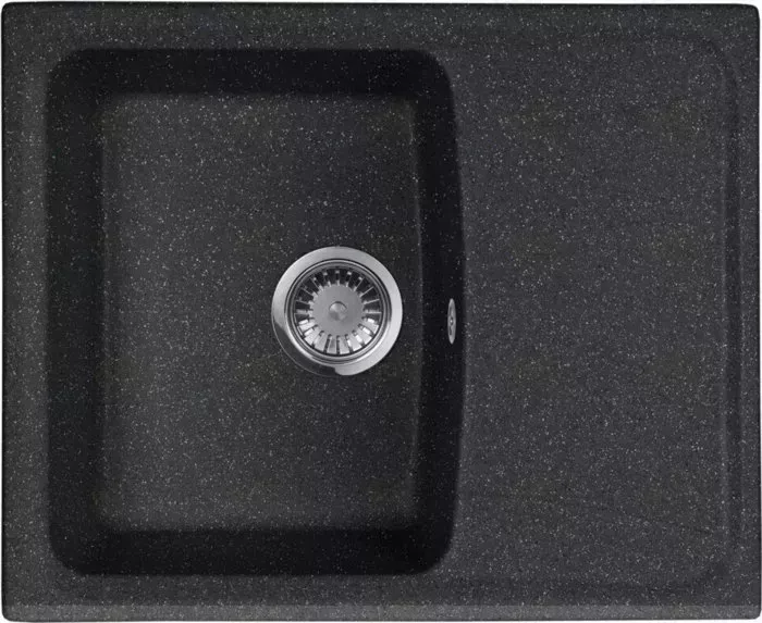 Мойка кухонная AquaGranitEx M-17K 605х490 черный (M-17K 308)