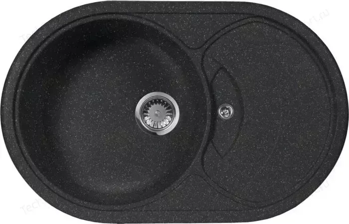 Мойка кухонная AquaGranitEx M-18S 780х500 черный (M-18S 308)